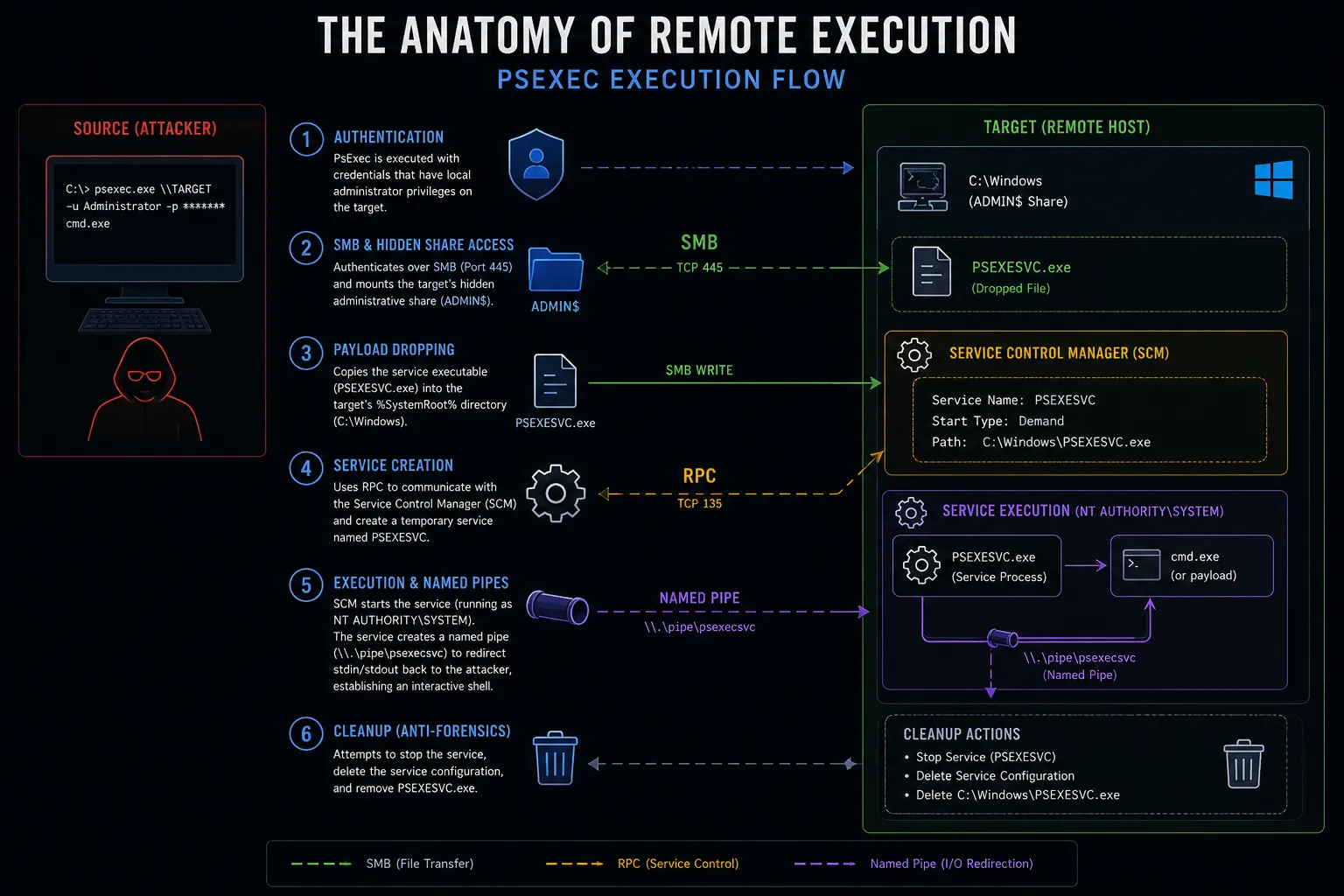 PsExec and lateral movement: The Anatomy of Remote Execution