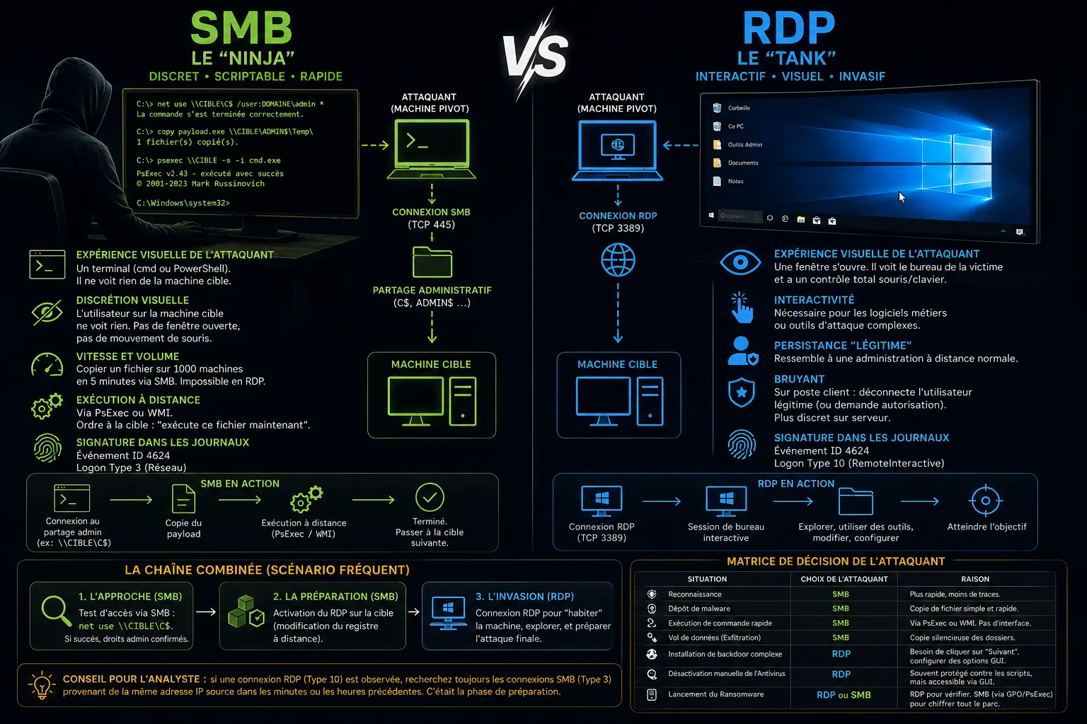 SMB vs RDP